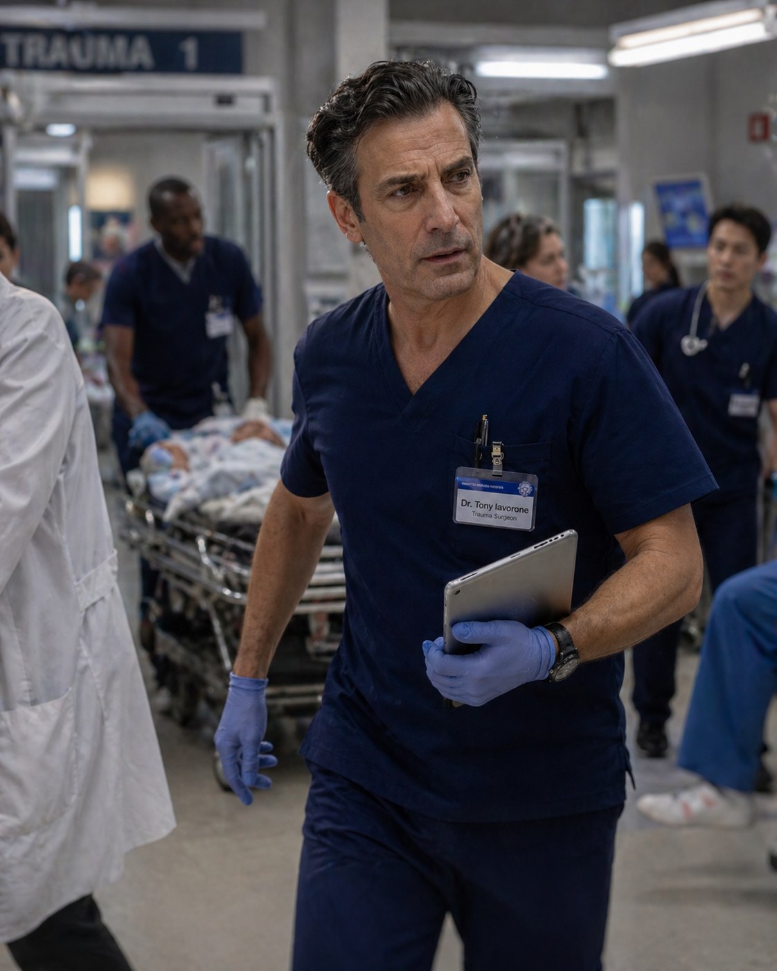 Officer Down fictional Tony Iavorone trauma media clip