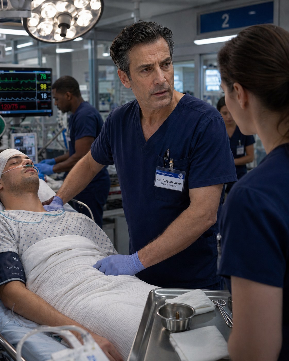 The Pier 8 Ambush fictional Tony Iavorone trauma media clip